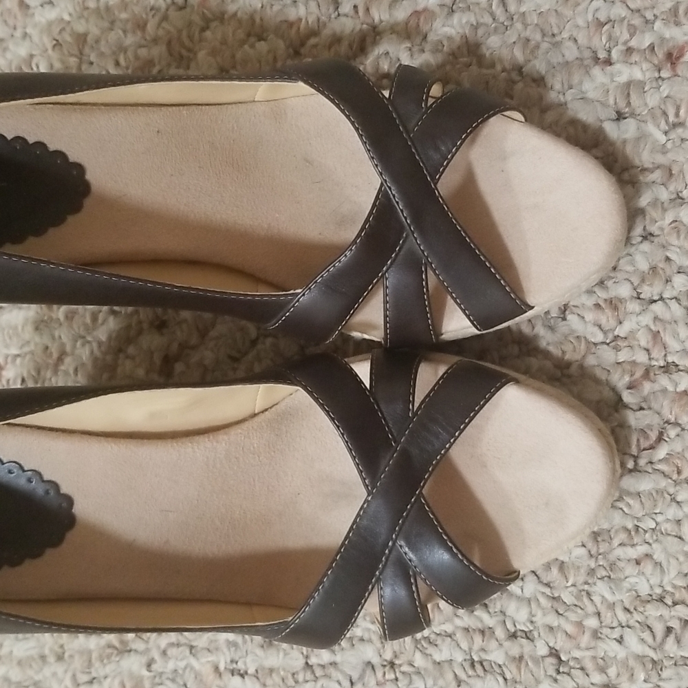 Ann Taylor loft wedges size: 7.5 - Picture 3 of 12